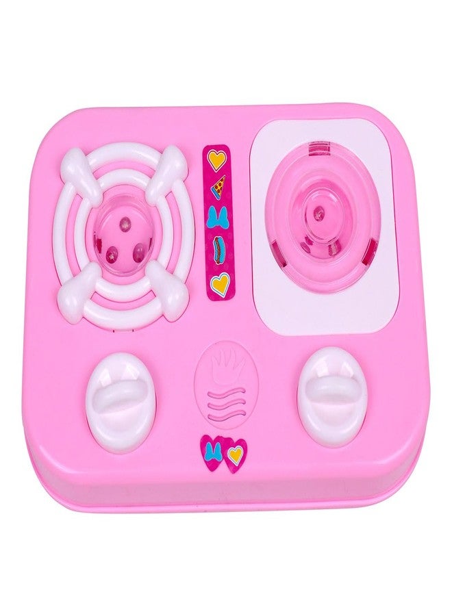 Kriiddaank Minnie Mouse Theme Little Chef's Kitchen Set - Pretend Play Interactive Cooking Set. | Pretend Play Kitchen Set | Cooking & Baking Fun for Kids - Image 4